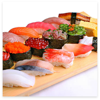 まつりやのお品書きお寿司のメニュー